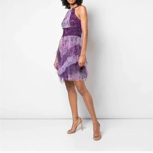 NWT Marchesa Notte Mini Dress - Picture 3 of 13